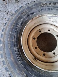 gomma con cerchio rimorchio agricolo 305/70 R19.5
