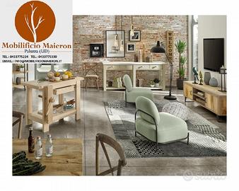 Soggiorno Completo Arredo Country Cod0191