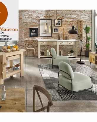 Soggiorno Completo Arredo Country Cod0191
