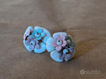 orecchini vintage a vite