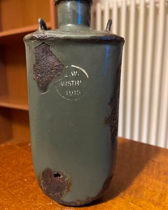 Ww1 kuk austria borraccia no elmo elmetto scavo