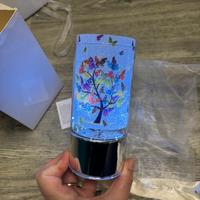 Lampada decorativa Bagutta con LED Albero farfalle