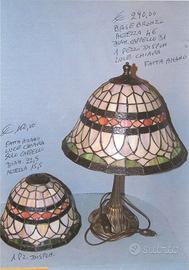 Lampada tiffany luce chiara