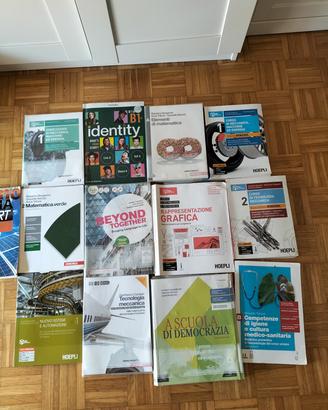 libri scolastici per meccanica e socio sanitario 