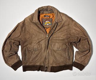 Bomber in vera pelle wilson taglia M