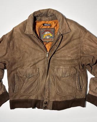 Bomber in vera pelle wilson taglia M