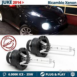 Lampadine Ricambio XENON D2S per Nissan Juke 6000k