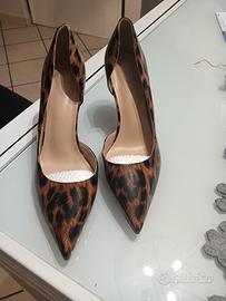 décolleté leopardato 