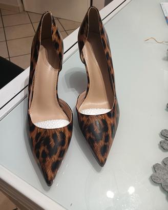 décolleté leopardato 