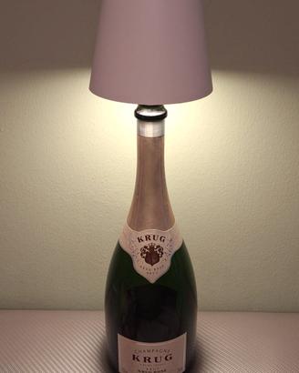 Krug bottiglia lampada led bianca