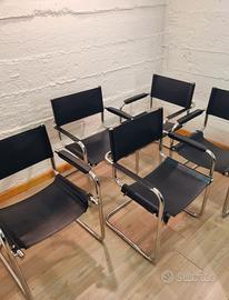 set 5 sedie design breuer = euro 50