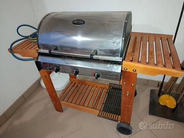 barbecue a gas