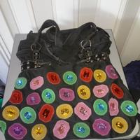 Borsa donna color vintage, manici.