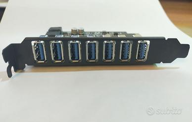 Scheda di Espansione USB PciE 3.2 - 7 Porte
