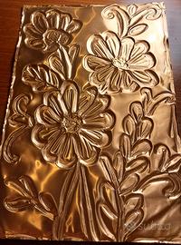 foglio di rame realizzato a mano 