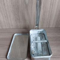 Sterilizzatore per siringa in alluminio anni '60