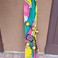 Tavola da snowboard Elan con attacchi hard rigidi