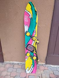 Tavola da snowboard Elan con attacchi hard rigidi