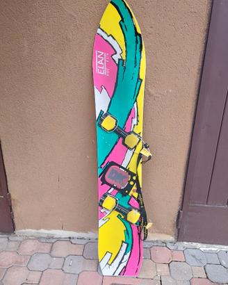 Tavola da snowboard Elan con attacchi hard rigidi