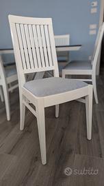 Sedie in legno MASSELLO verniciate.