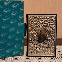 Custodia in pelle con carte da gioco