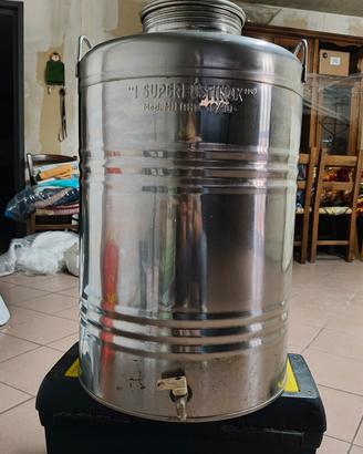 Fusti inox 50 e 100 litri 