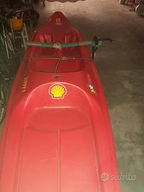 Canoa in polietilene