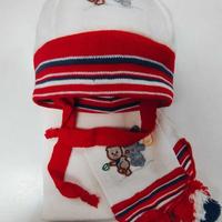 Cappello e sciarpa per bambini in pile