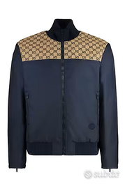 Giacca Gucci Nylon Bomber Jacket Blue - TG 48 new