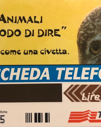 Carta telefonica 10000 lire civetta