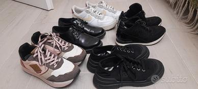5 scarpe donna n.37/38  e 1 uomo n.45