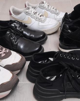 5 scarpe donna n.37/38  e 1 uomo n.45