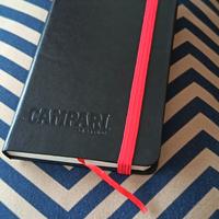 Agenda Campari Taccuino Nero da Collezione 14 cm.