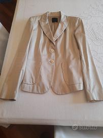 PINKO GIACCA DONNA PANNA LUCIDO 42/44