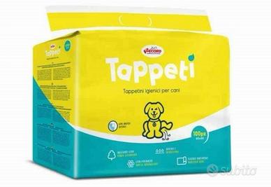 Tappetini assorbenti per cani 100pz 60x60