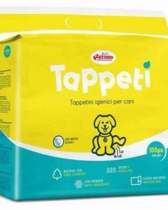 Tappetini assorbenti per cani 100pz 60x60