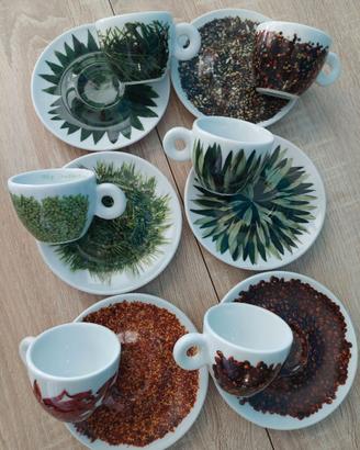 Set 6 tazzine Illy Collection 1999 F. Ford Coppola