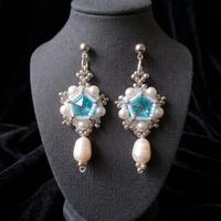 Orecchini Artigianali Vintage Perle di fiume vere