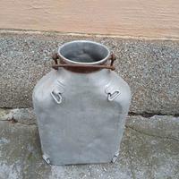bidone dal latte in alluminio da spalla