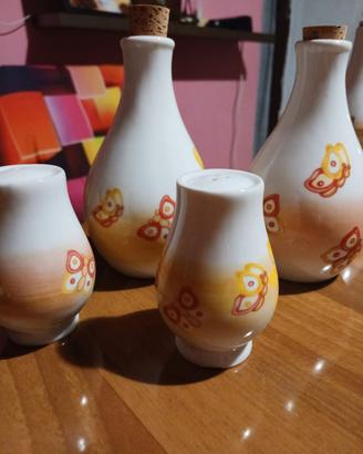 menage, olio, aceto, sale e pepe Thun 