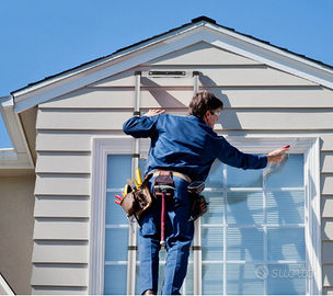 Scala telescopica pieghevole in alluminio da 10,5