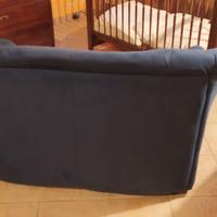 Divano biposto in velluto