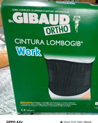 Cintura lombare Lombogib Work Gibaud