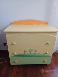 Mobile cassettiera cameretta neonato 3 cassetti