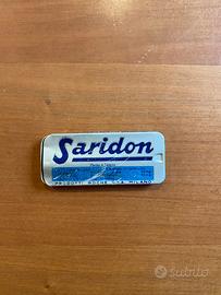 Scatoletta metallo pastiglie SARIDON