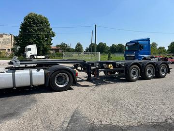 Semirimorchio portacontainer Broshuis 2007