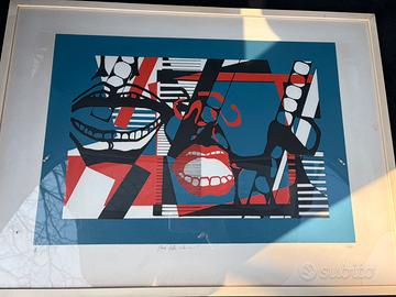 Vitaliano Angelini,1970, serigrafia 44/50