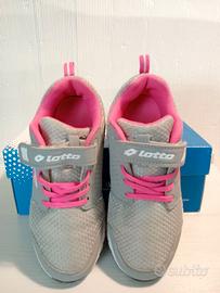 Scarpe Lotto donna/ragazza tg33 colore grigio/rosa