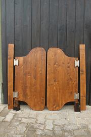 Porta saloon colore noce