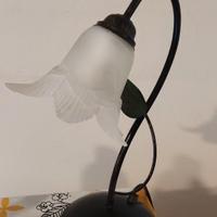 lampada in ferro/abatjour
